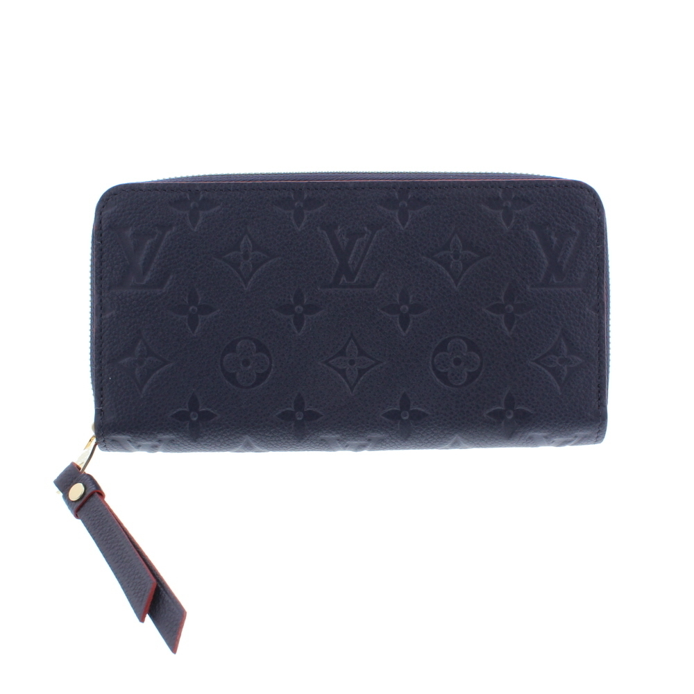 Louis Vuitton Zippy Marine Rouge Emplant Long Wallet
